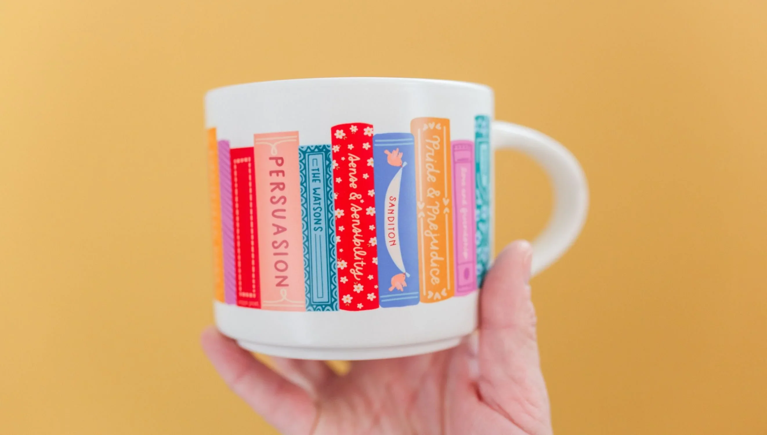 Pippi Post - Jane Austen Books Ceramic Mug - Image 2