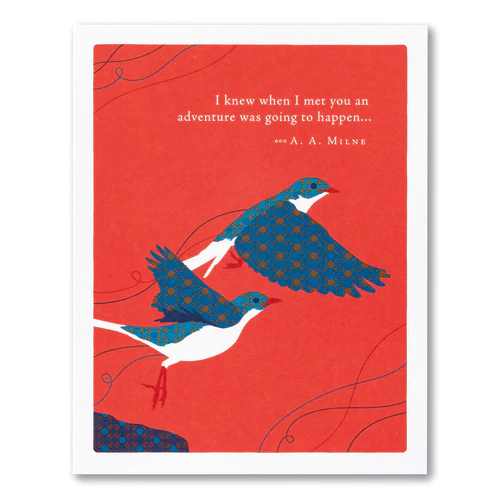 Positively Green - I Knew When I Met You Friendship Card