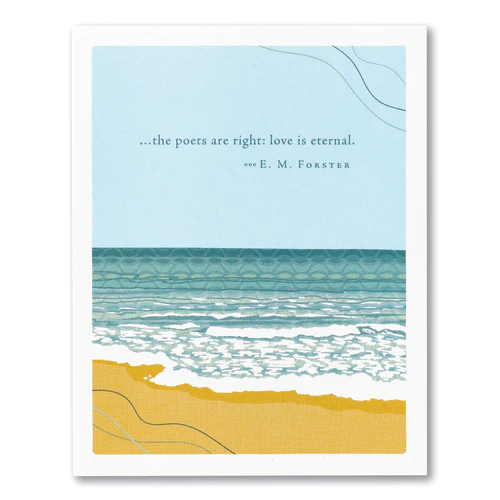 Positively Green - The Poets are Right Sympathy Card
