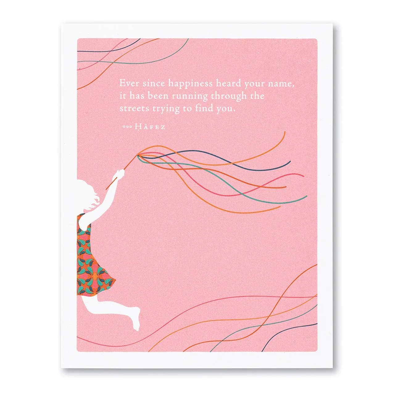 Positively Green - Birthday Card, Ever since happiness heard your name