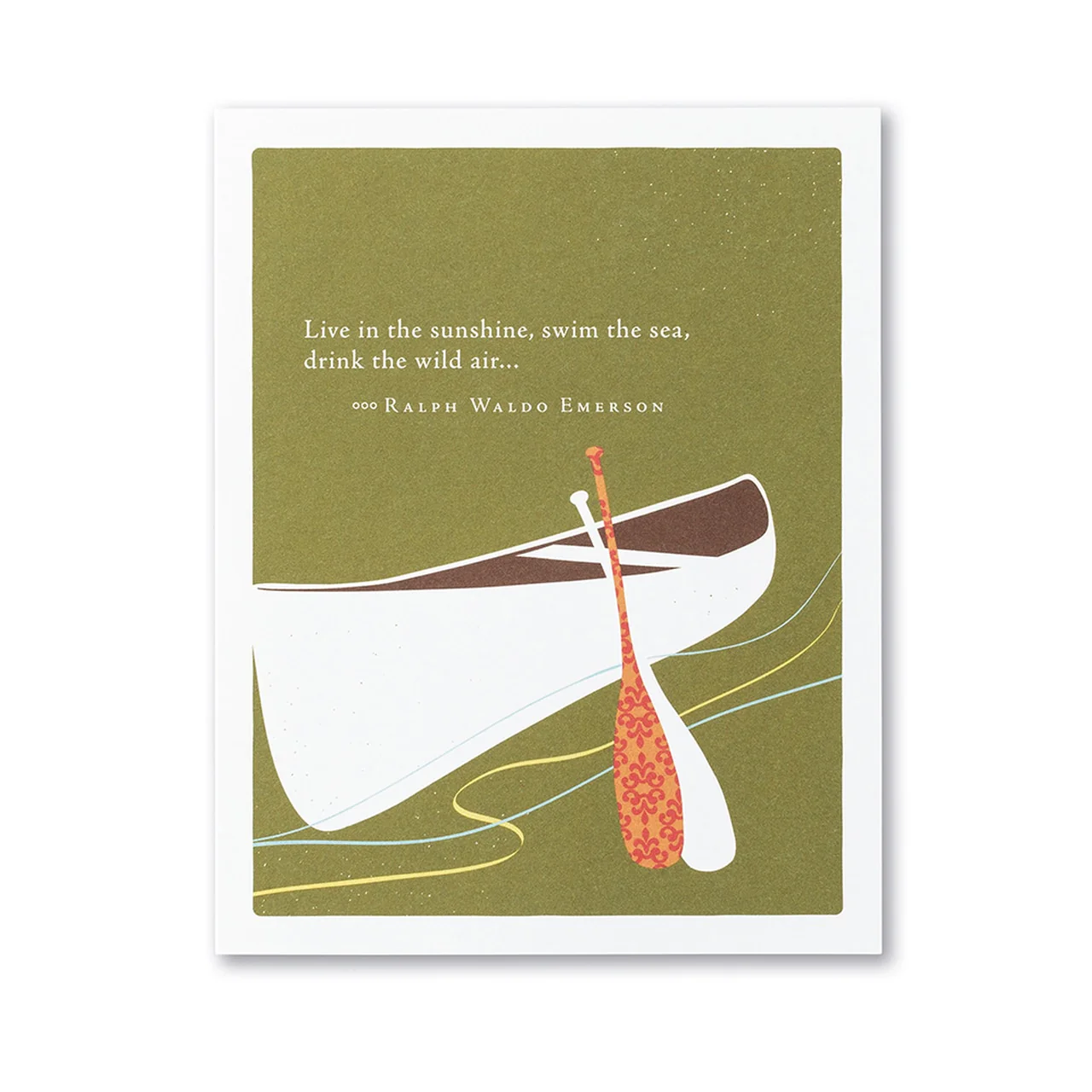 Positively Green - Birthday Card, Live In The Sunshine
