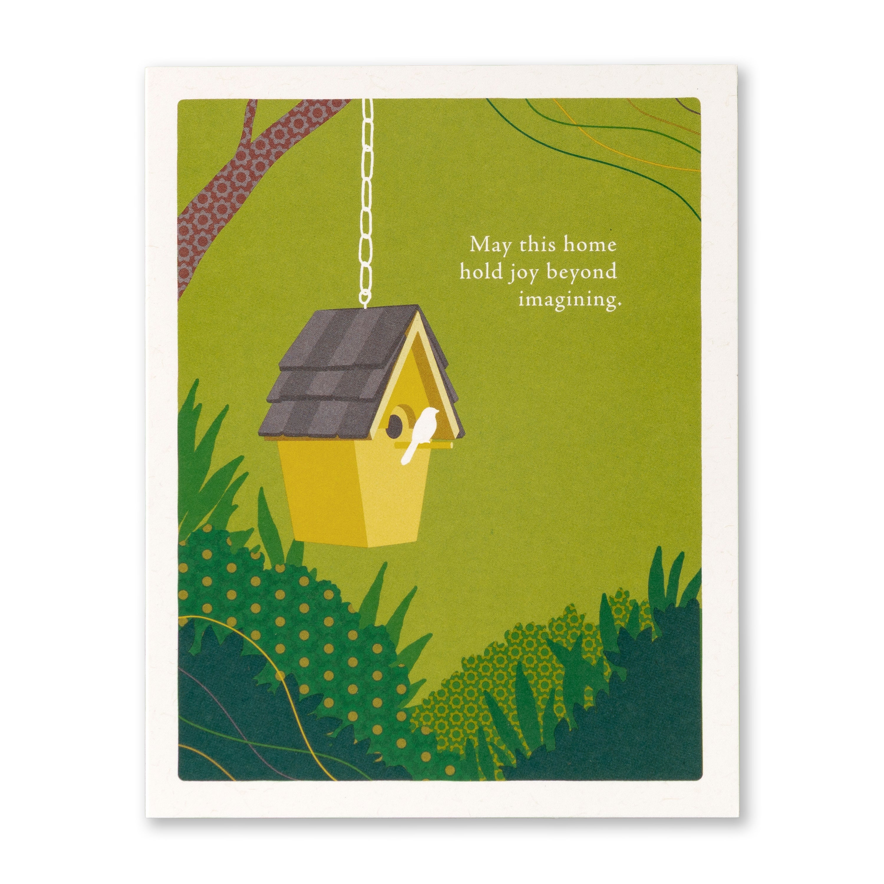 Positively Green - Congratulations Card, May This Home Hold Joy
