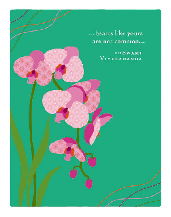 Positively Green - Thank You Card, Hearts Like Yours Are Not Common