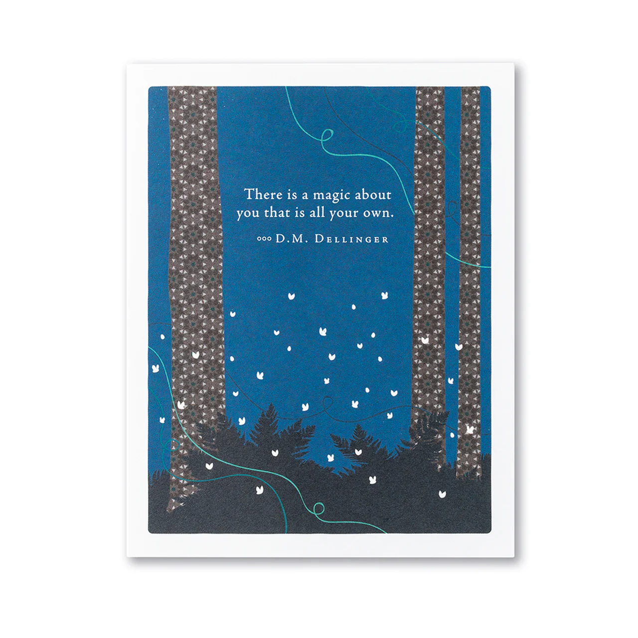 Positively Green - Thank You Card, There Is A Magic About You