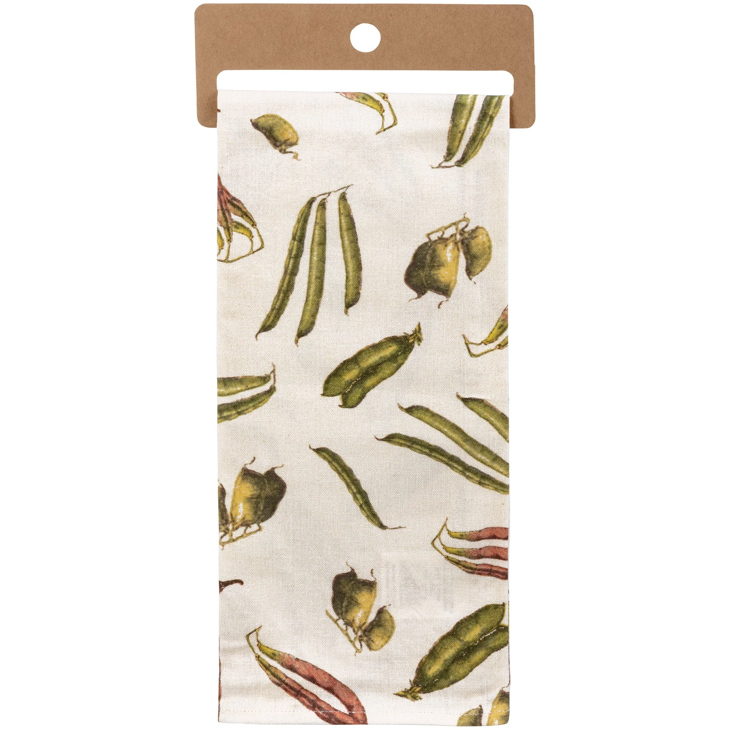 Primitives By Kathy - Be A Kind Human Bean Kitchen Towel - Image 2