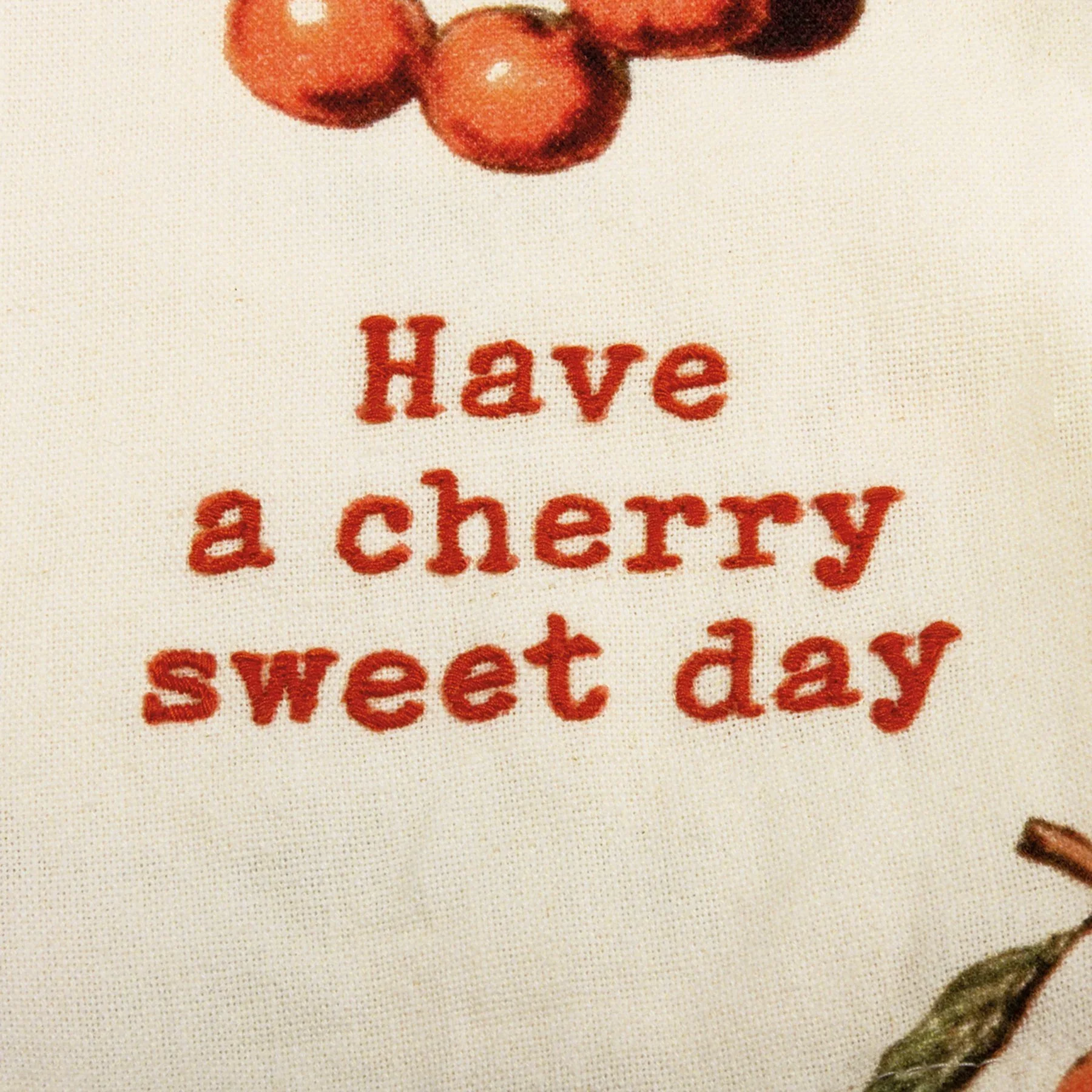 Primitives By Kathy - Have A Cherry Sweet Day Kitchen Towel - Image 3