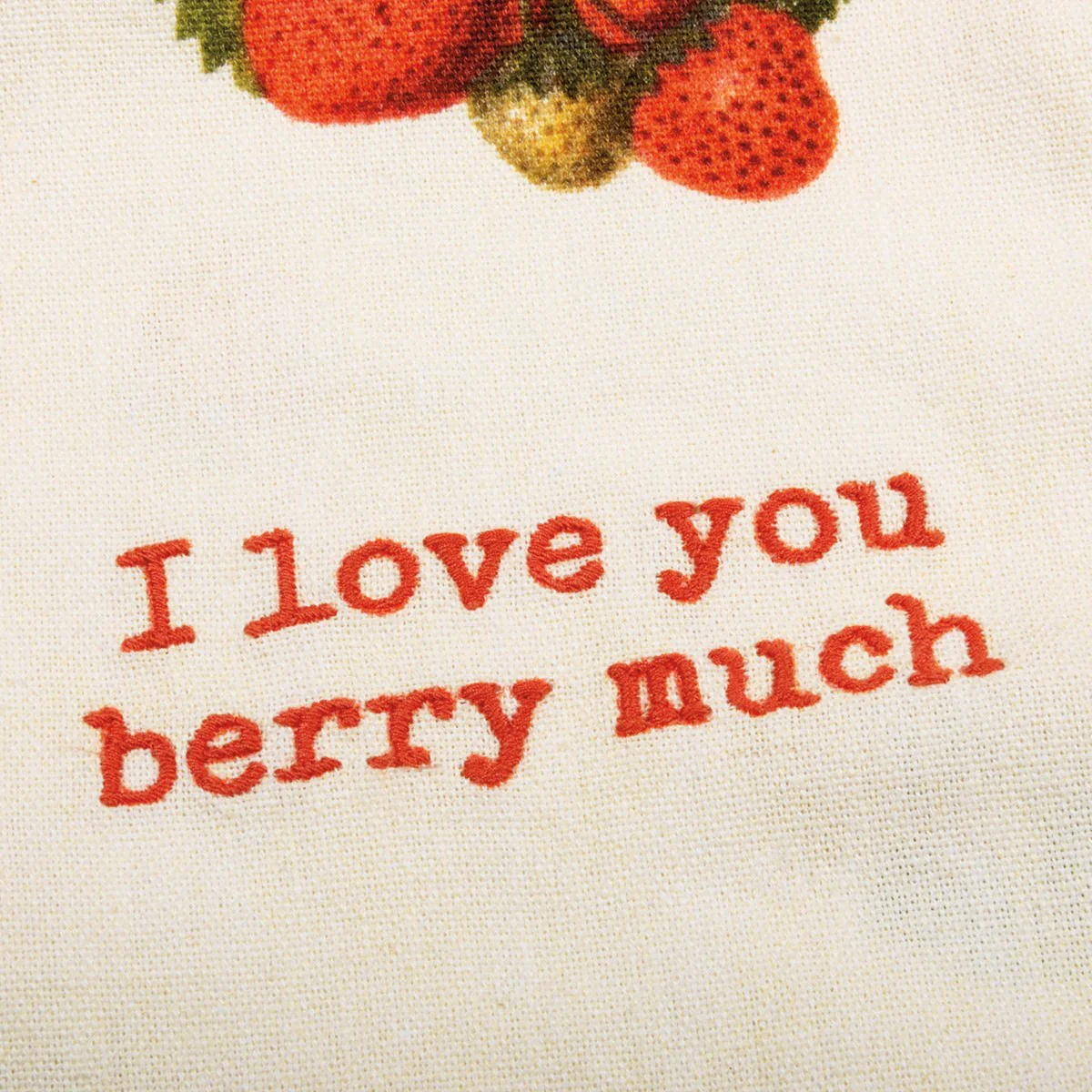 Primitives by Kathy - I Love You Berry Much Kitchen Towel - Image 3