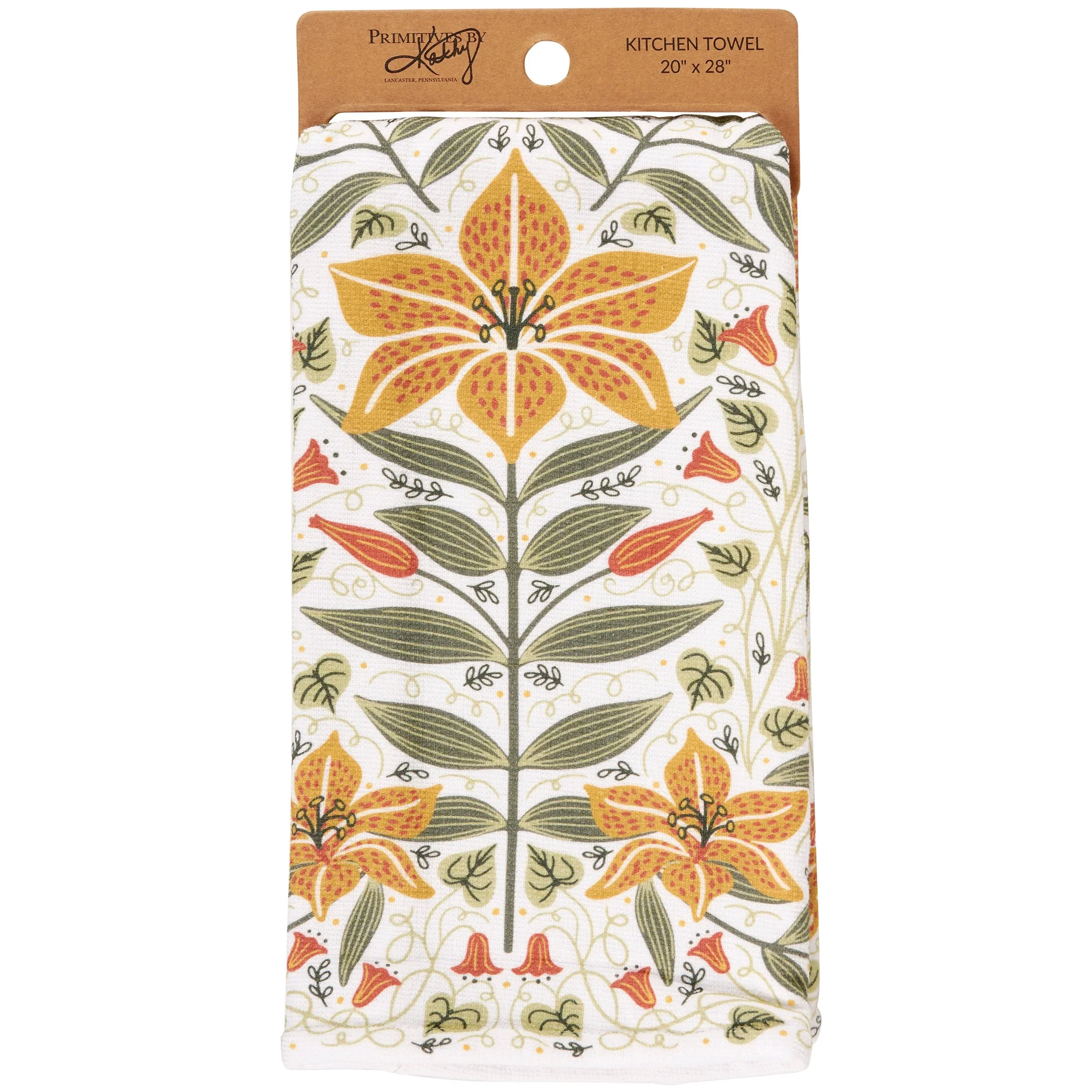 Primitives By Kathy - Nouveau Lily Kitchen Towel