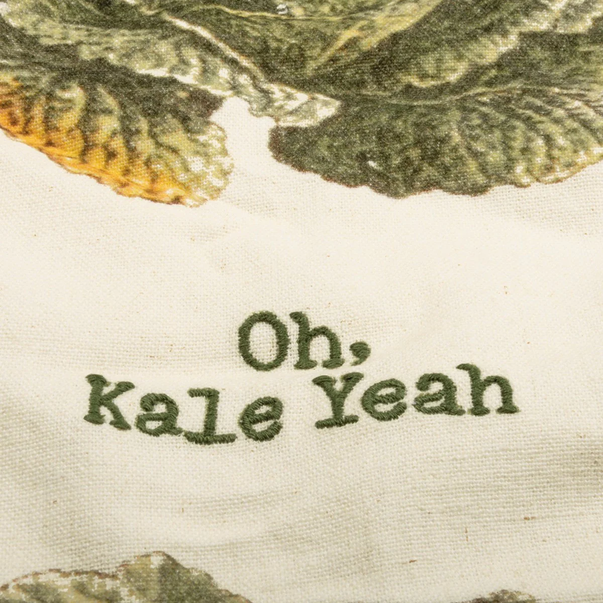 Primitives by Kathy - Oh, Kale Yeah Dishtowel - Image 4