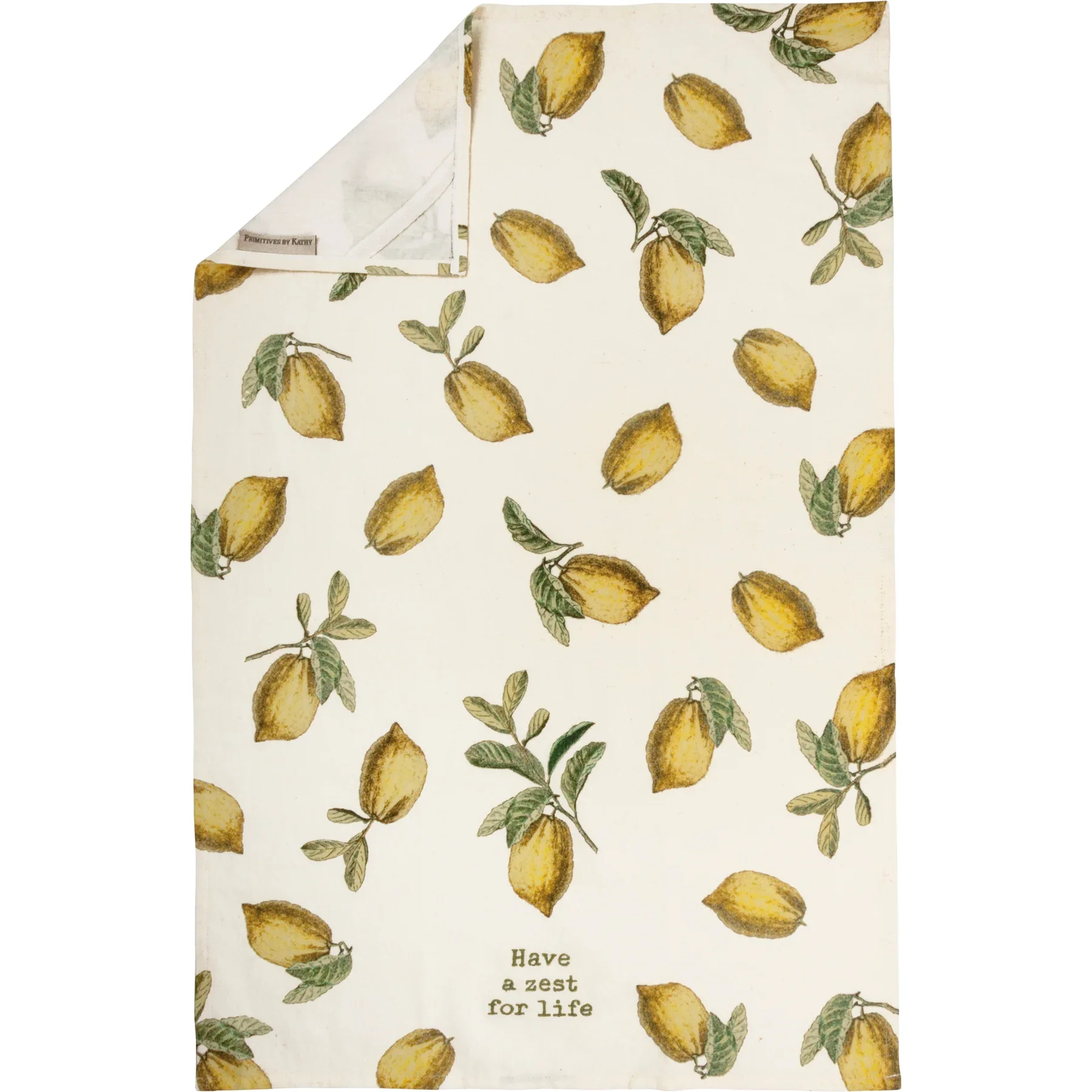 Primitives by Kathy - Zest for Life Kitchen Towel - Image 3