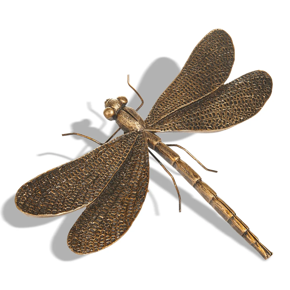 RAZ Imports - Antique Gold Dragonfly - Image 2