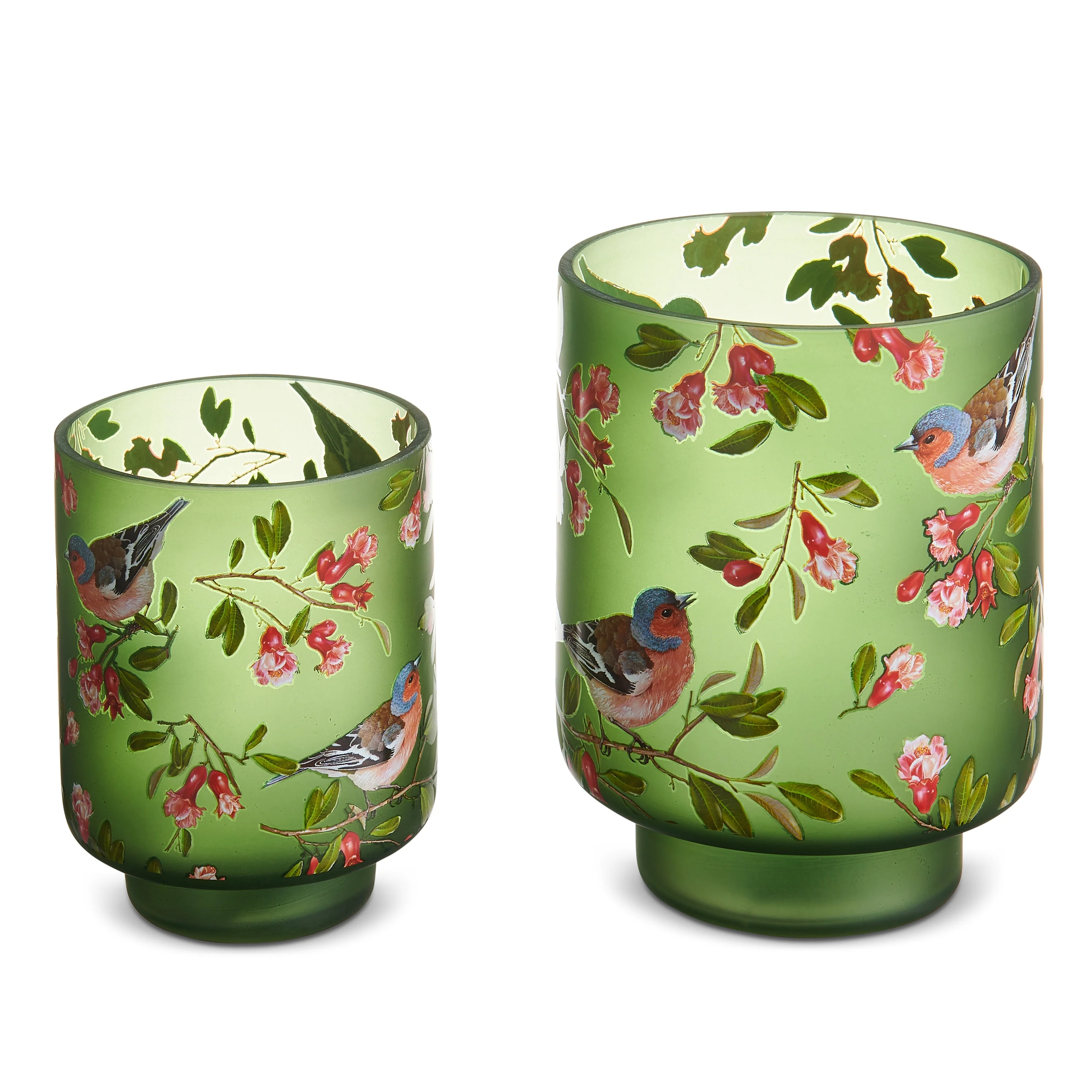 RAZ Imports - Bird Floral Pattern Container