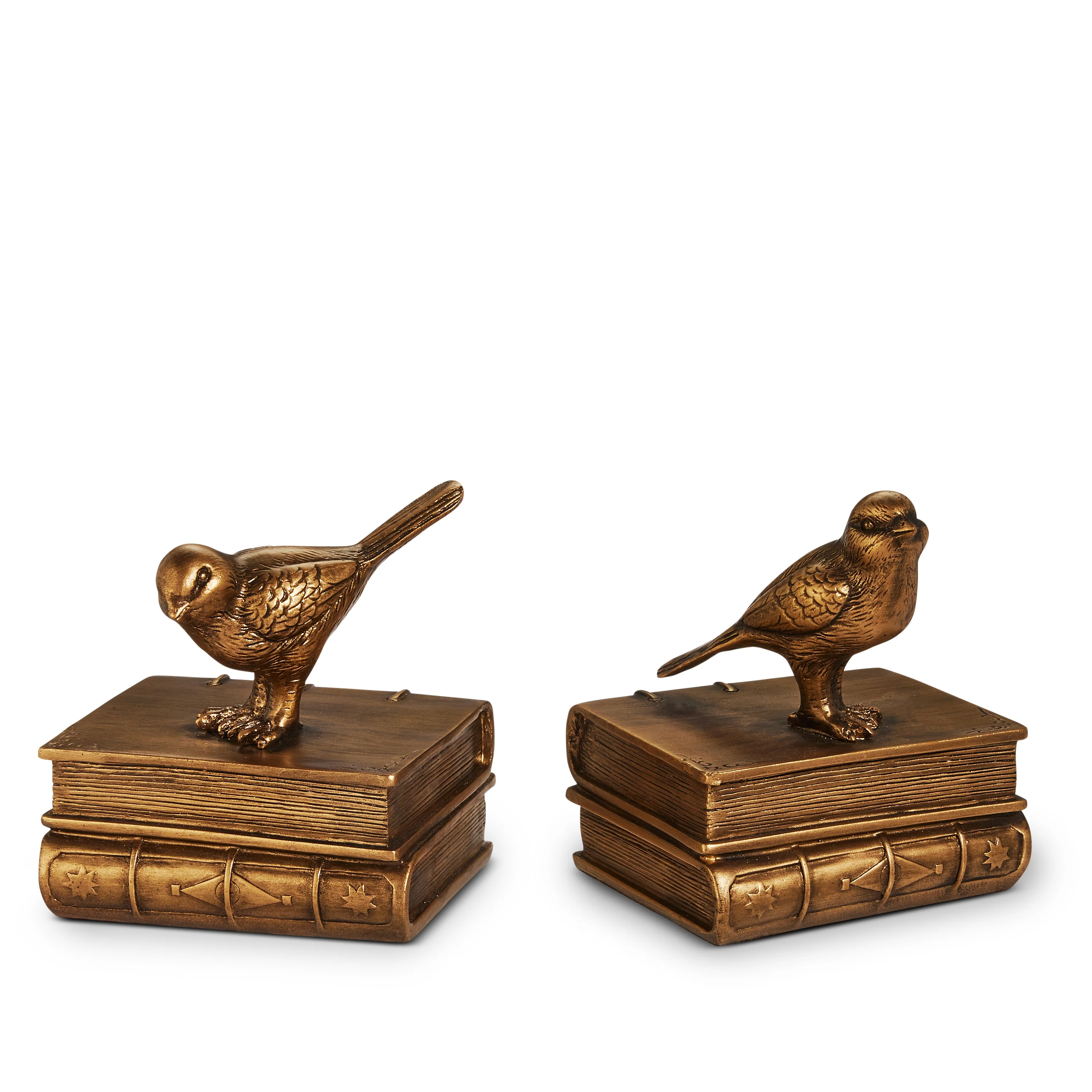 RAZ Imports - Bird on Books Bookends