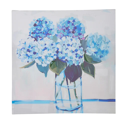 RAZ Imports - Blue Floral Medium Art