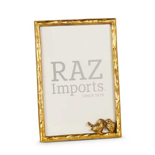 RAZ Imports - Gold Bird Picture Frame