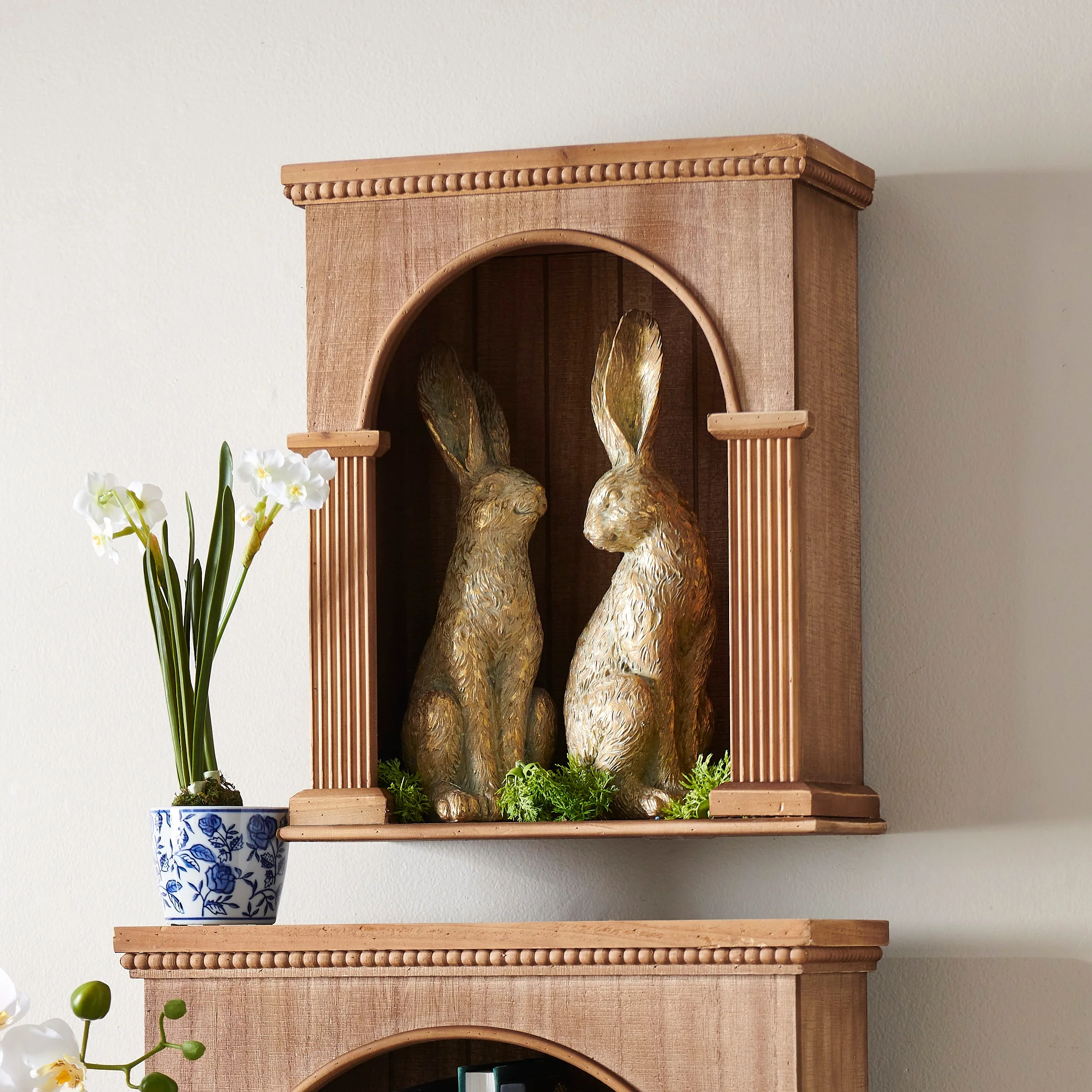 RAZ Imports - Gold Leaf Rabbit, Large - Image 2