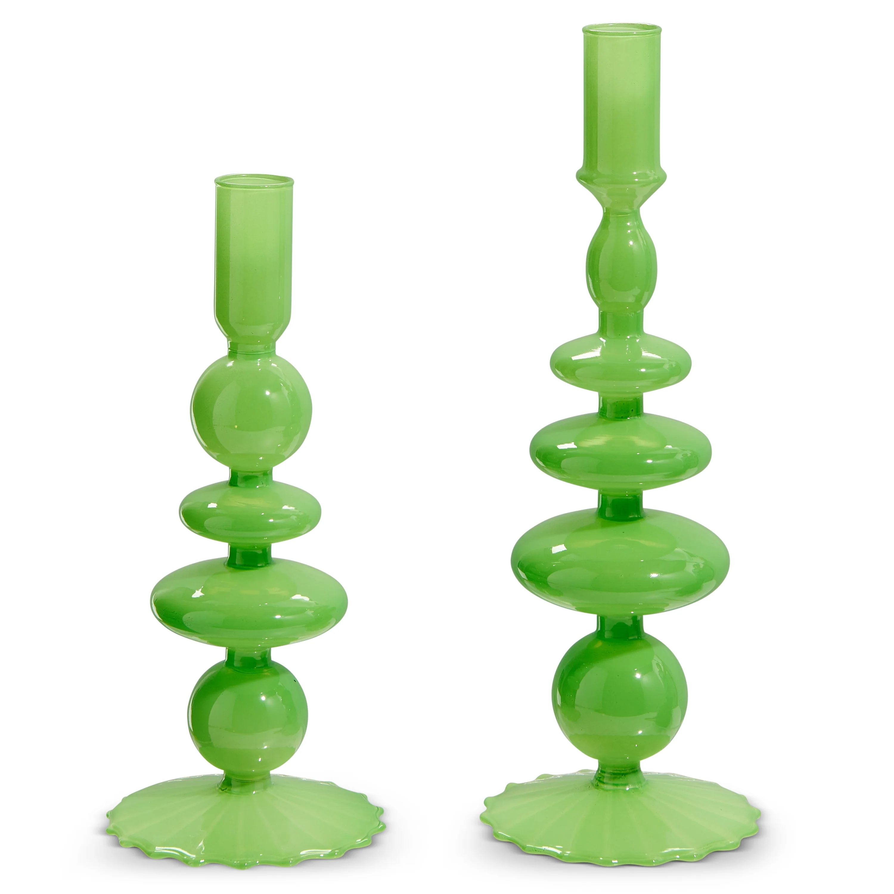 RAZ Imports - Green Candle Stick
