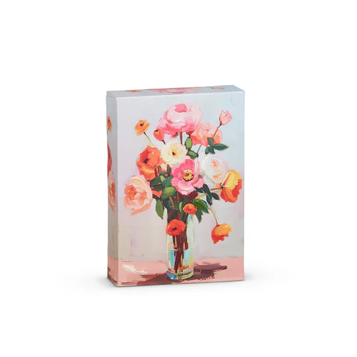 RAZ Imports - Orange Floral Petite Art