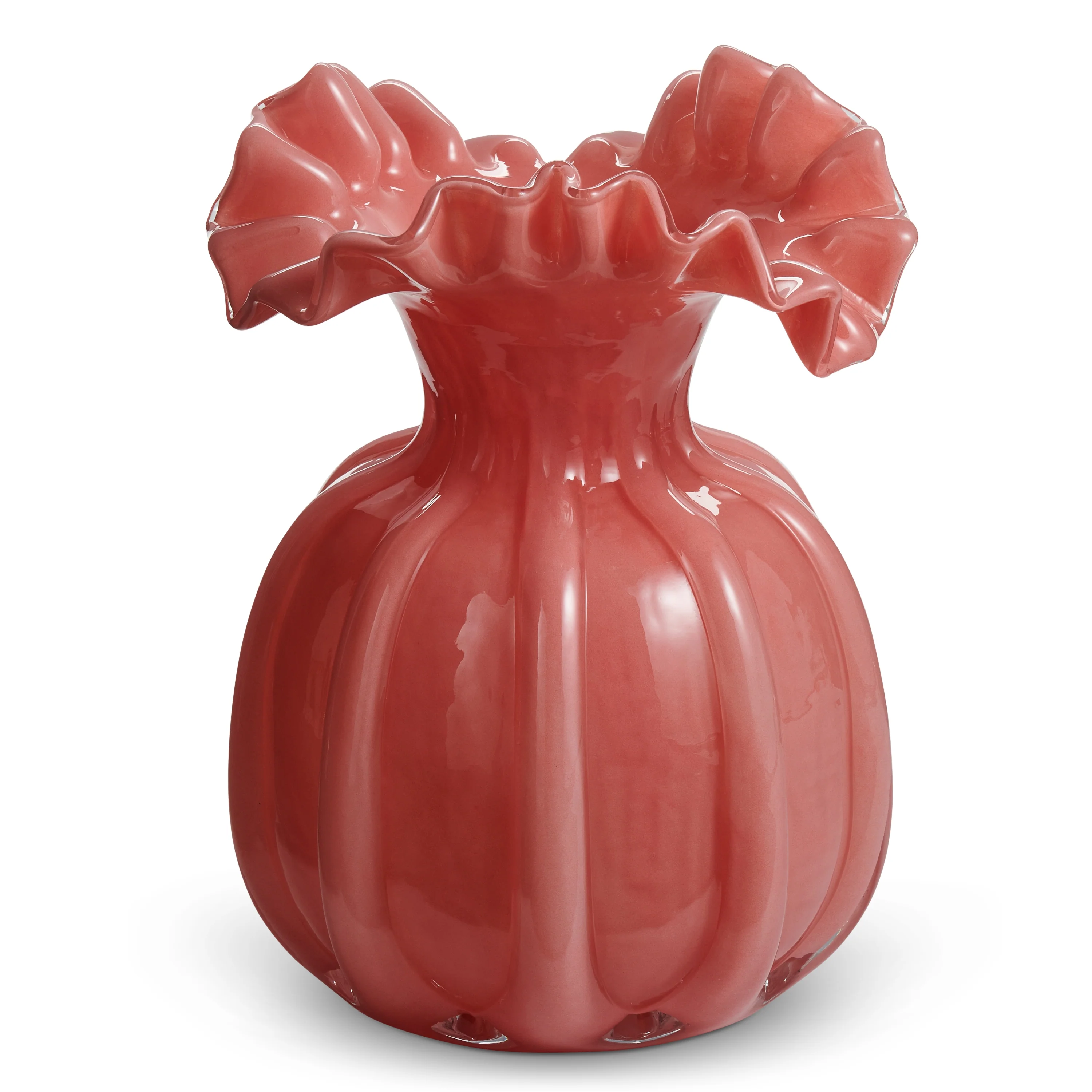 RAZ Imports - Large Pink Organic Vase