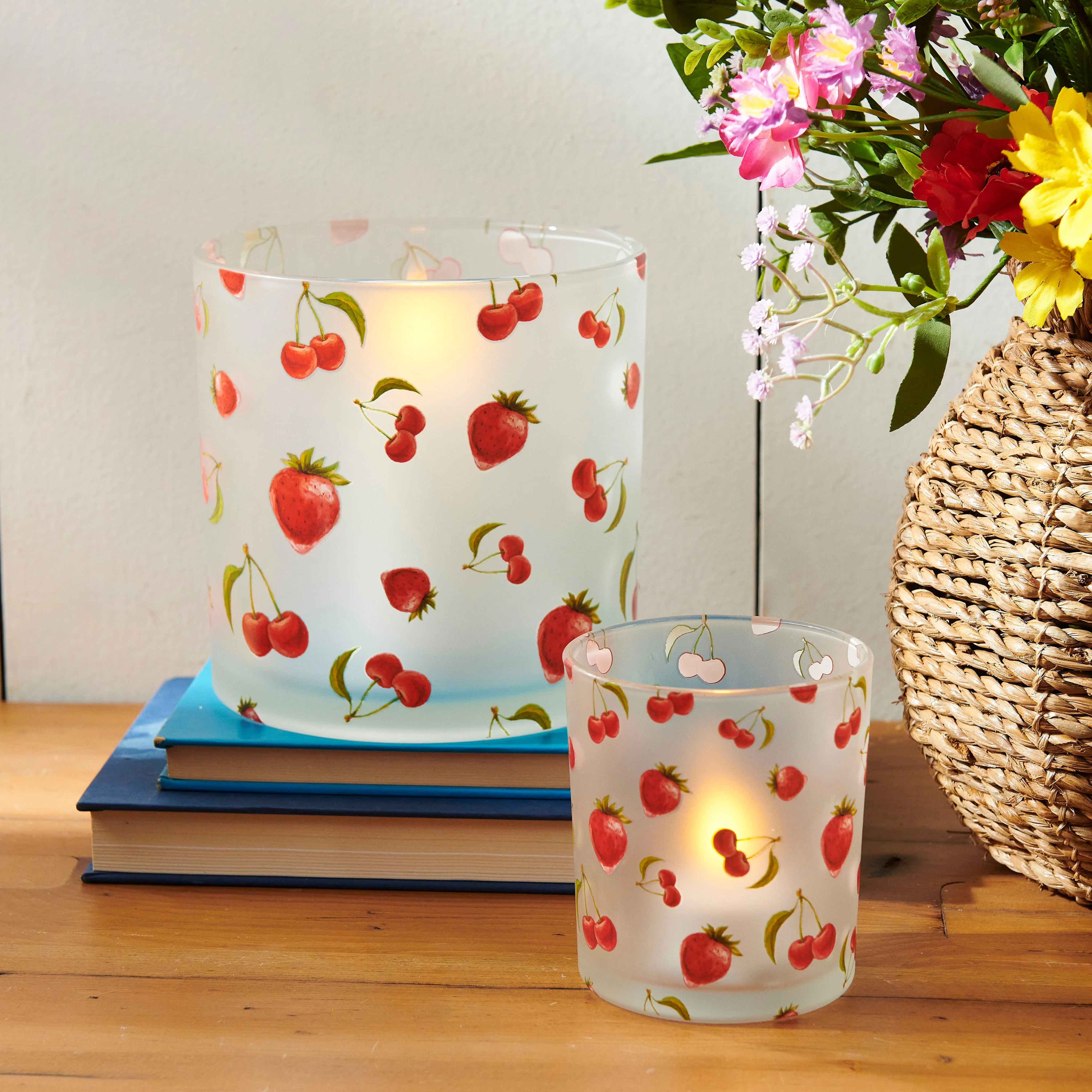 RAZ Imports - Strawberry Toss Pattern Container - Image 2