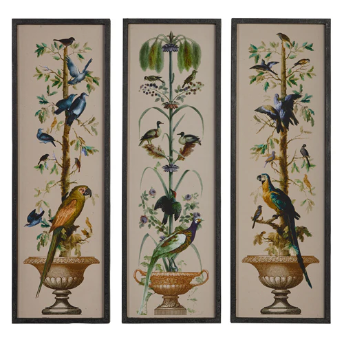RAZ Imports - Tropical Bird and Urn Framed Print