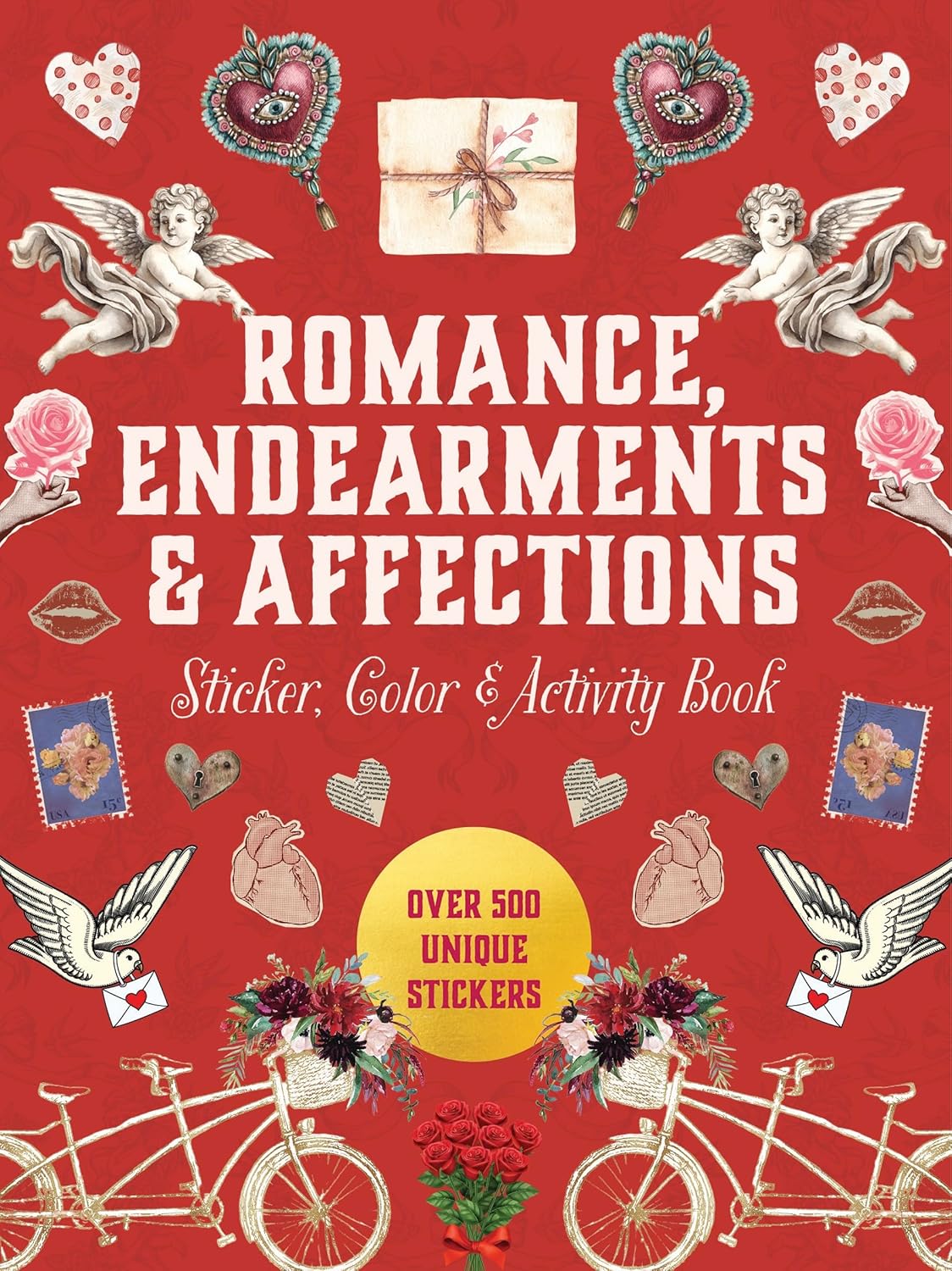 Romance, Endearments and Affections Sticker Color, and Activity Book