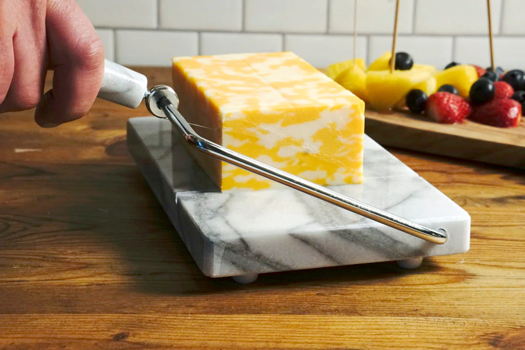 RSVP - White Marble Cheese Slicer - Image 3
