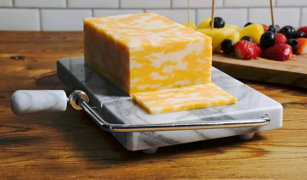 RSVP - White Marble Cheese Slicer - Image 4