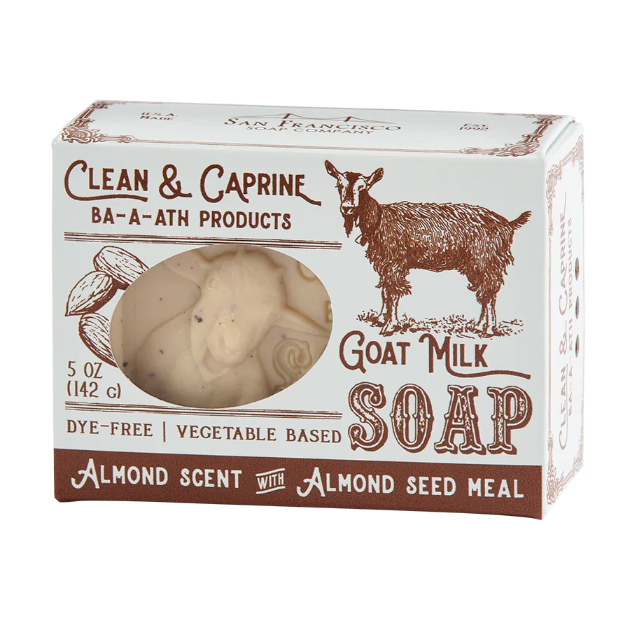 San Francisco Soap Company - Goat Milk Pressed Bar Soap, Almond