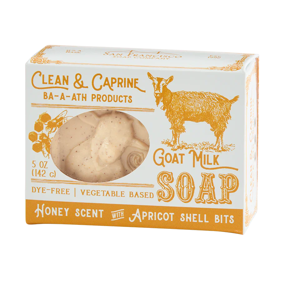 San Francisco Soap Company - Goat Milk Pressed Bar Soap, Honey Apricot