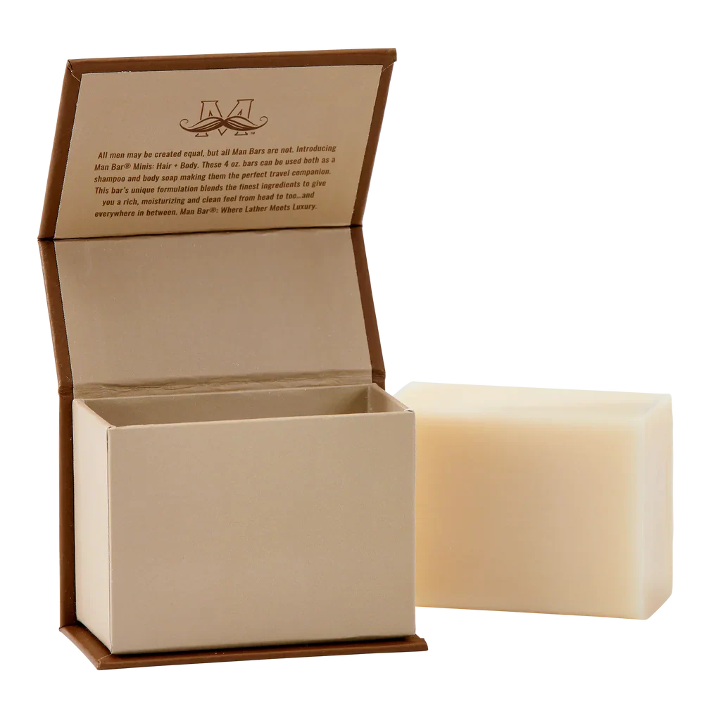San Francisco Soap Company - Hair + Body Mini Man Bar, Cedar & Sandalwood - Image 2