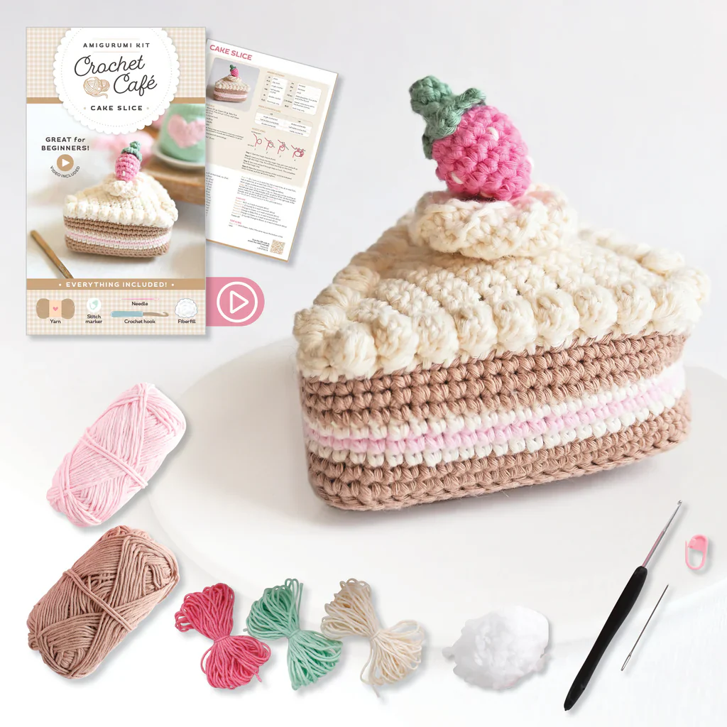Schiffer - Crochet Cafe Amigurumi Kit, Cake Slice - Image 4