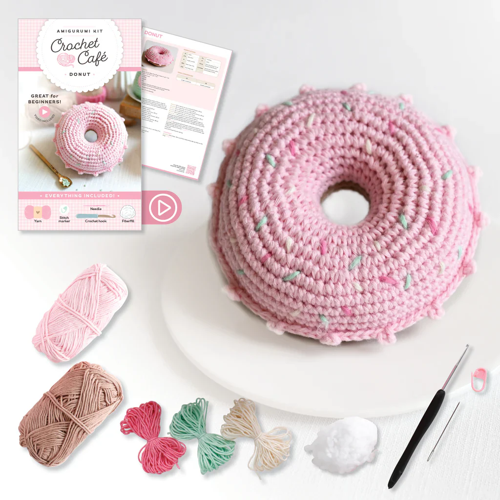 Schiffer - Crochet Cafe Amigurumi Kit, Donut - Image 4