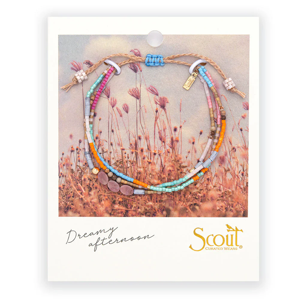 Scout - Mixed Media Bracelet, Dreamy Afternoon