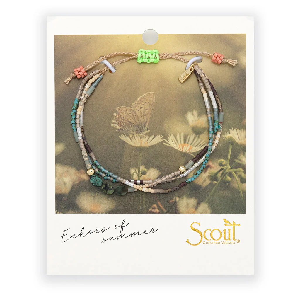 Scout - Mixed Media Bracelet, Echoes of Summer