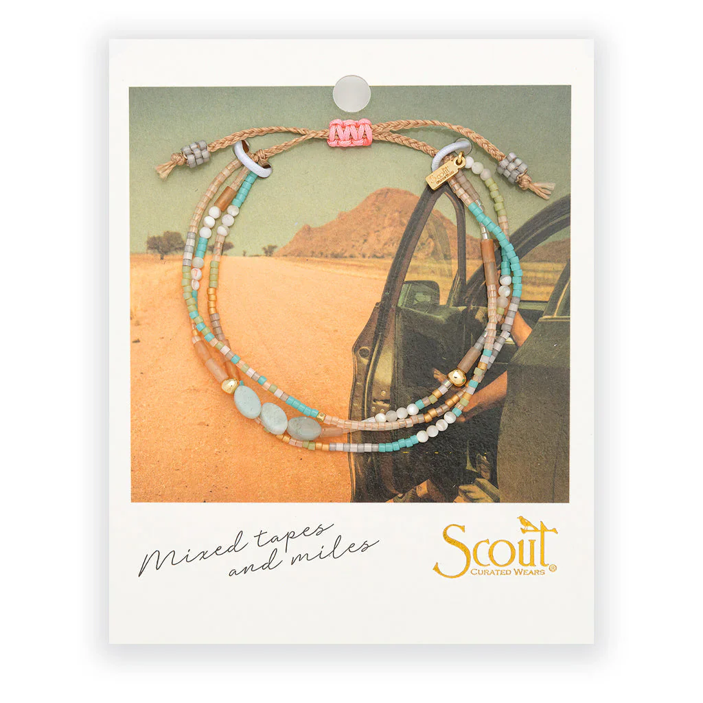 Scout - Mixed Media Bracelet, Mixed Tapes & Miles