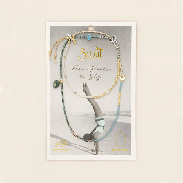 Scout - Mixed Media Wrap, From Roots to Sky