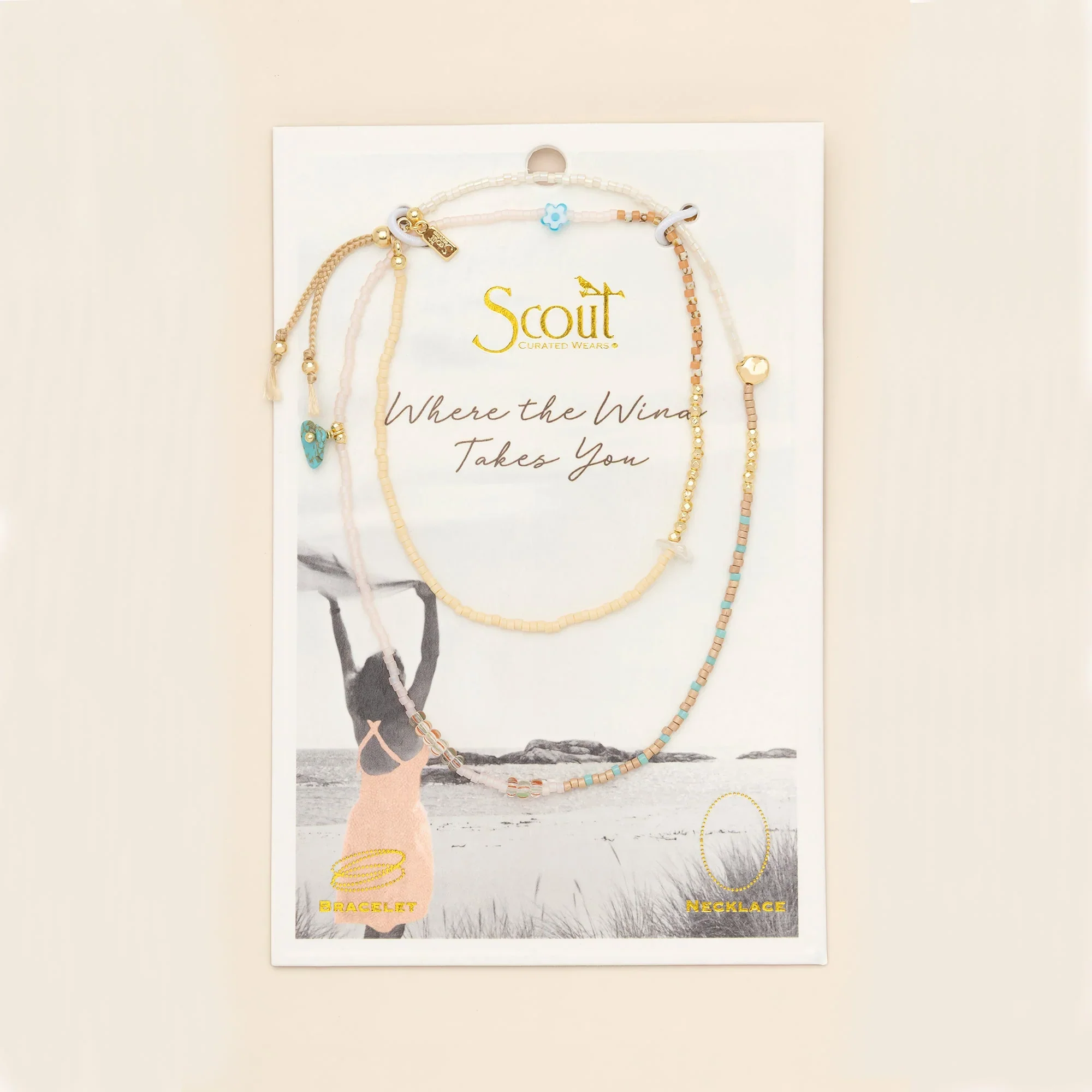 Scout - Mixed Media Wrap, Where the Wind Takes You