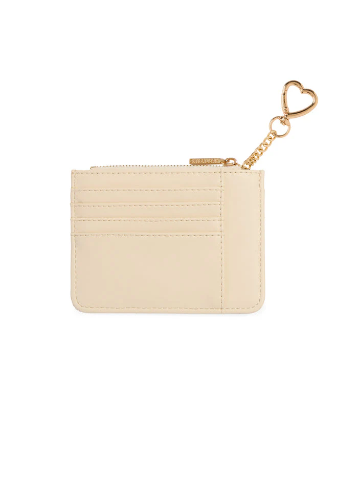 Shiraleah - Quilted Bow Card Case, Ivory - Image 2