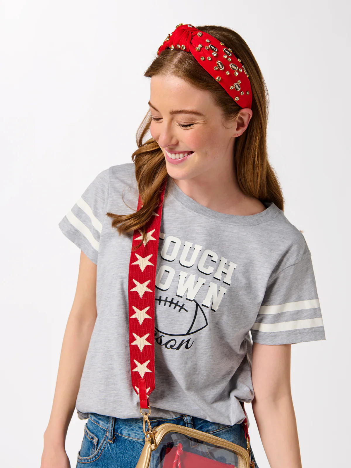 Shiraleah - Stars Game Day Strap, Red - Image 2