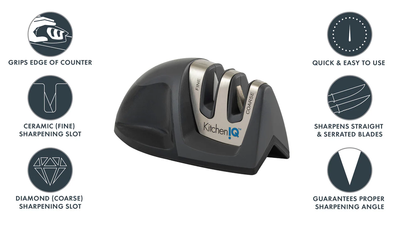 Smith’s Kitchen IQ - Edge Grip Deluxe Diamond Knife Sharpener - Image 2