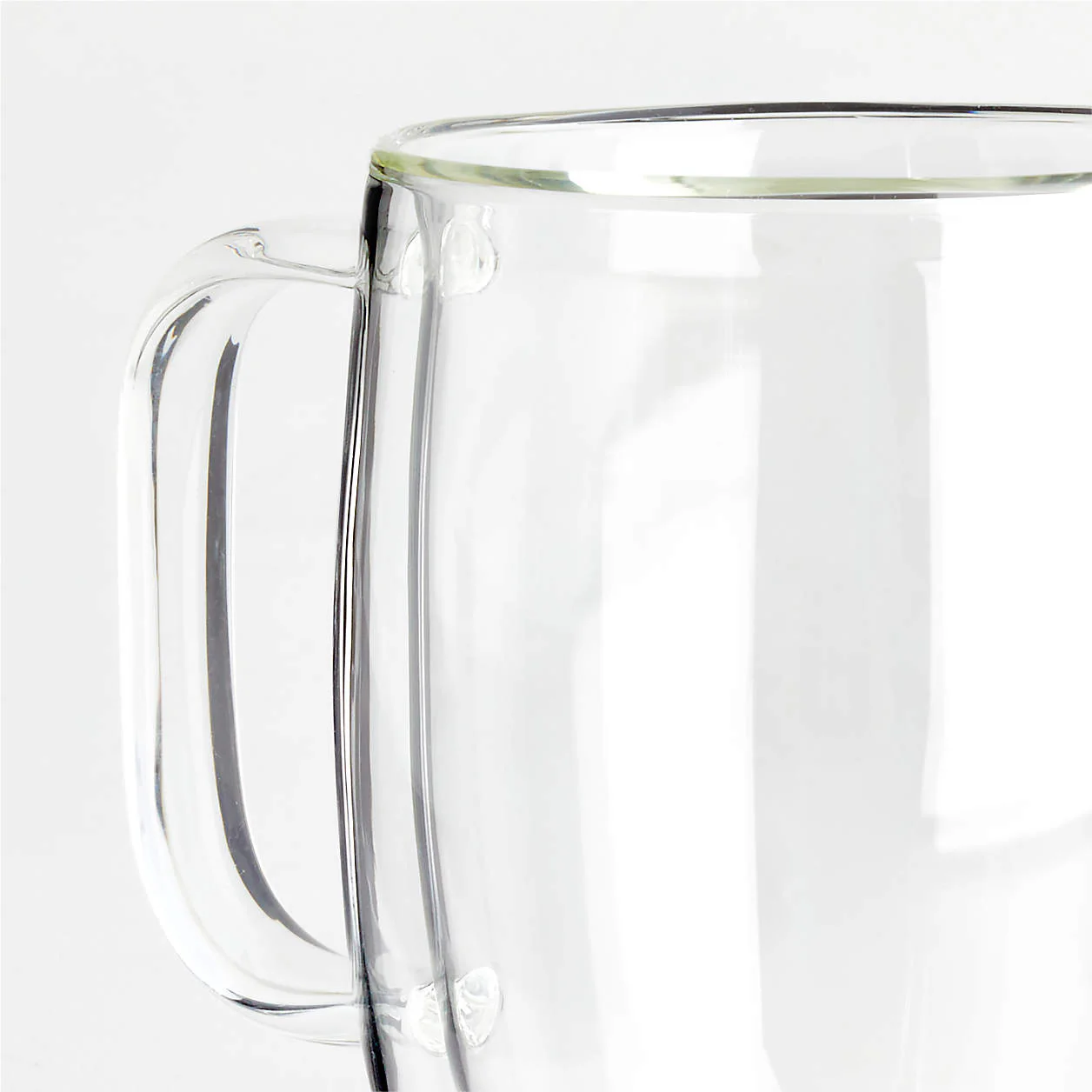 Sorrento - Double-Wall Glass Coffee Mug Set of 4 - Image 3