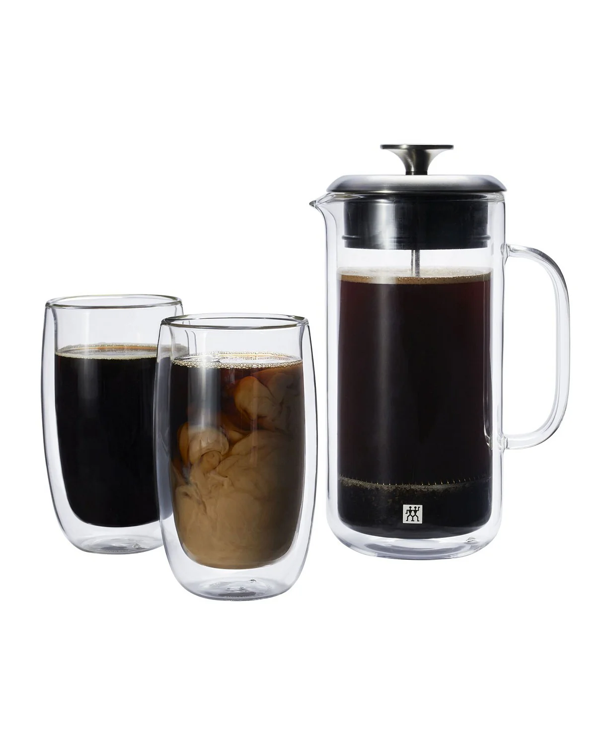 Sorrento - Double-Wall Glass French Press Set - Image 3