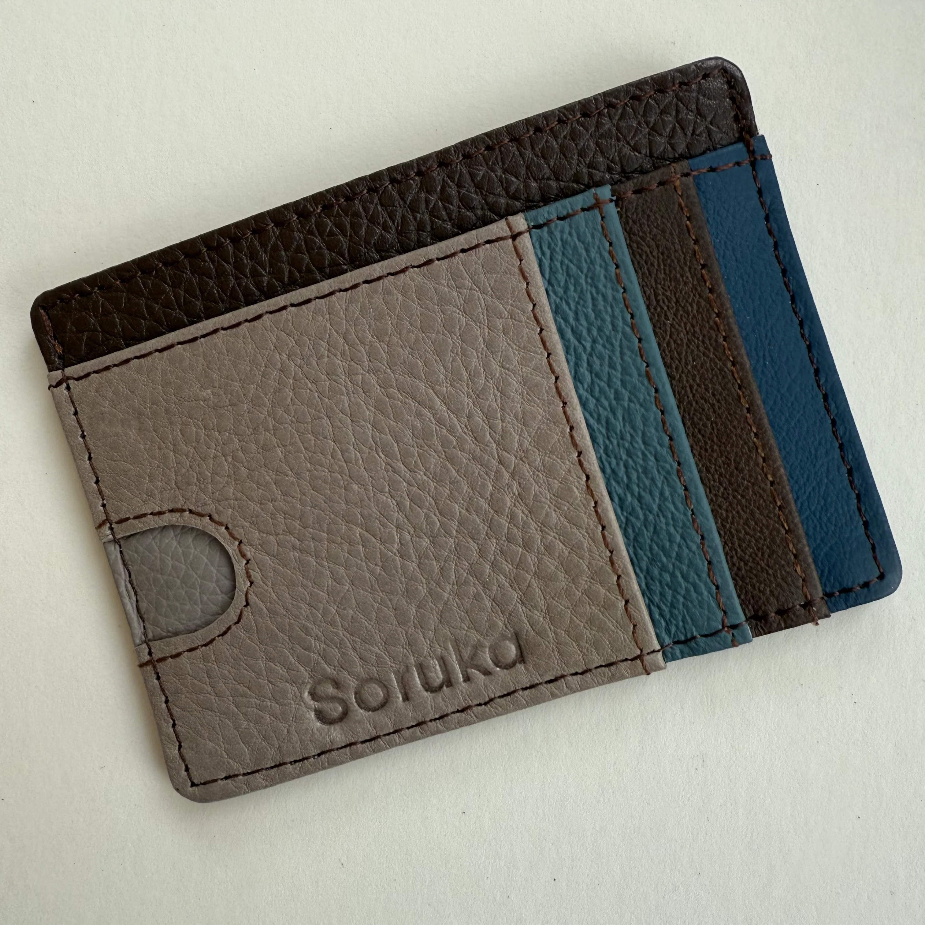 Soruka - Axel Card Slot Wallet, Limestone