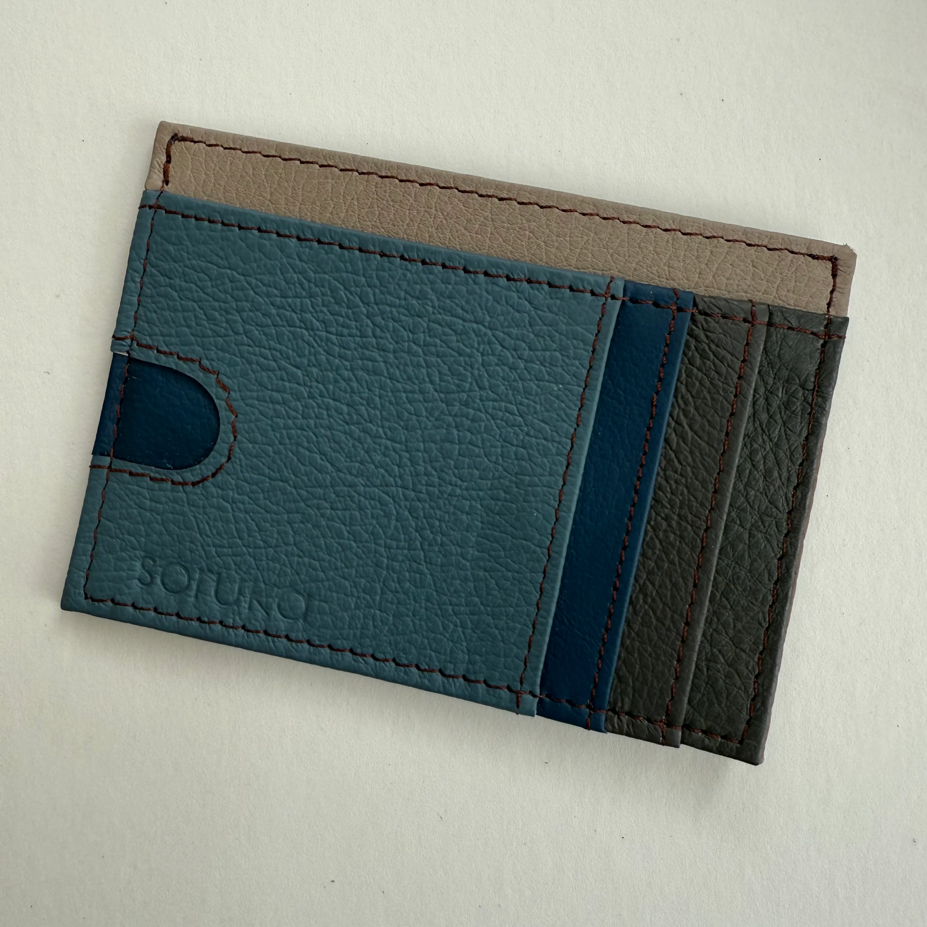 Soruka - Axel Card Slot Wallet, Marine