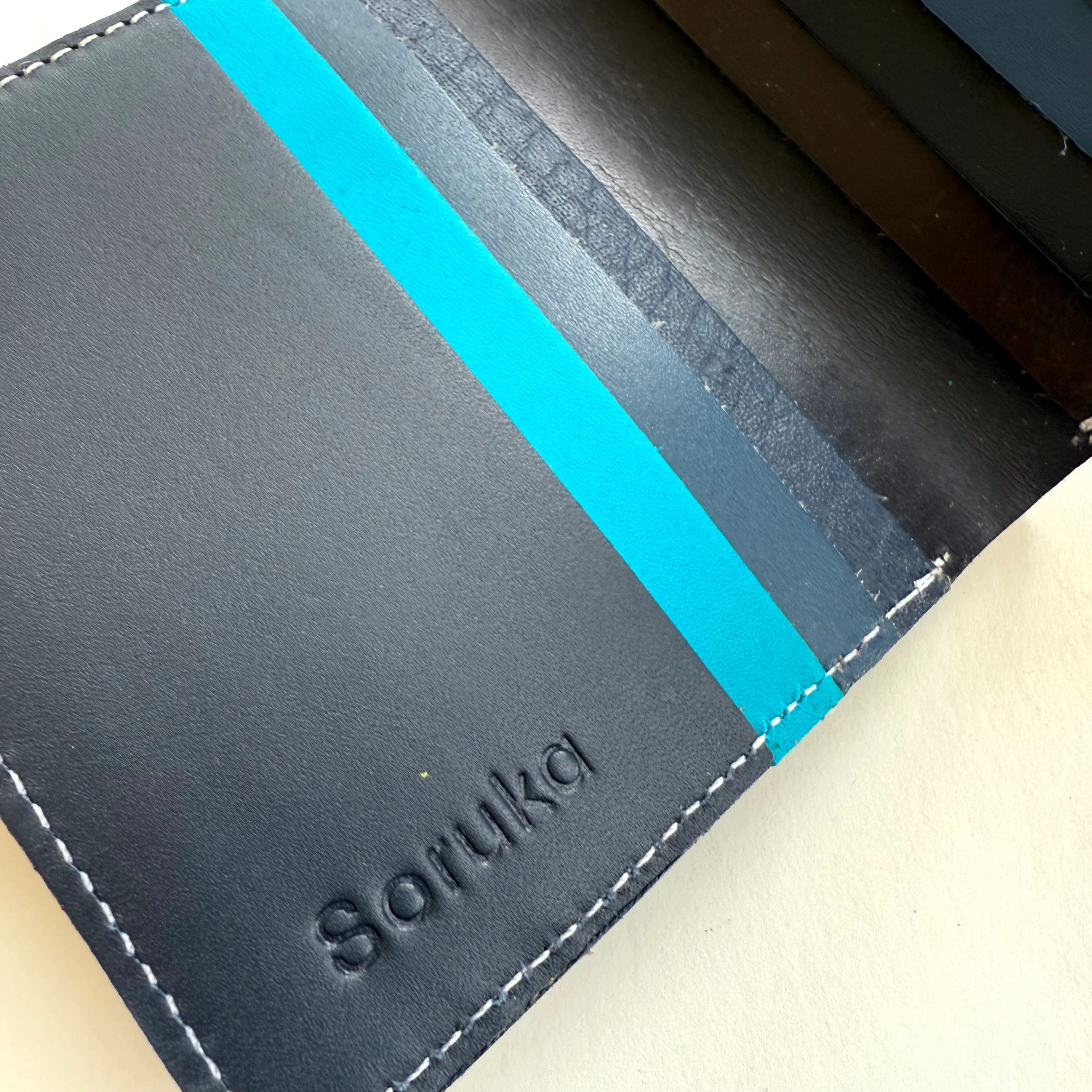Soruka - Eli Bi-fold Wallet, Black & Grey - Image 4