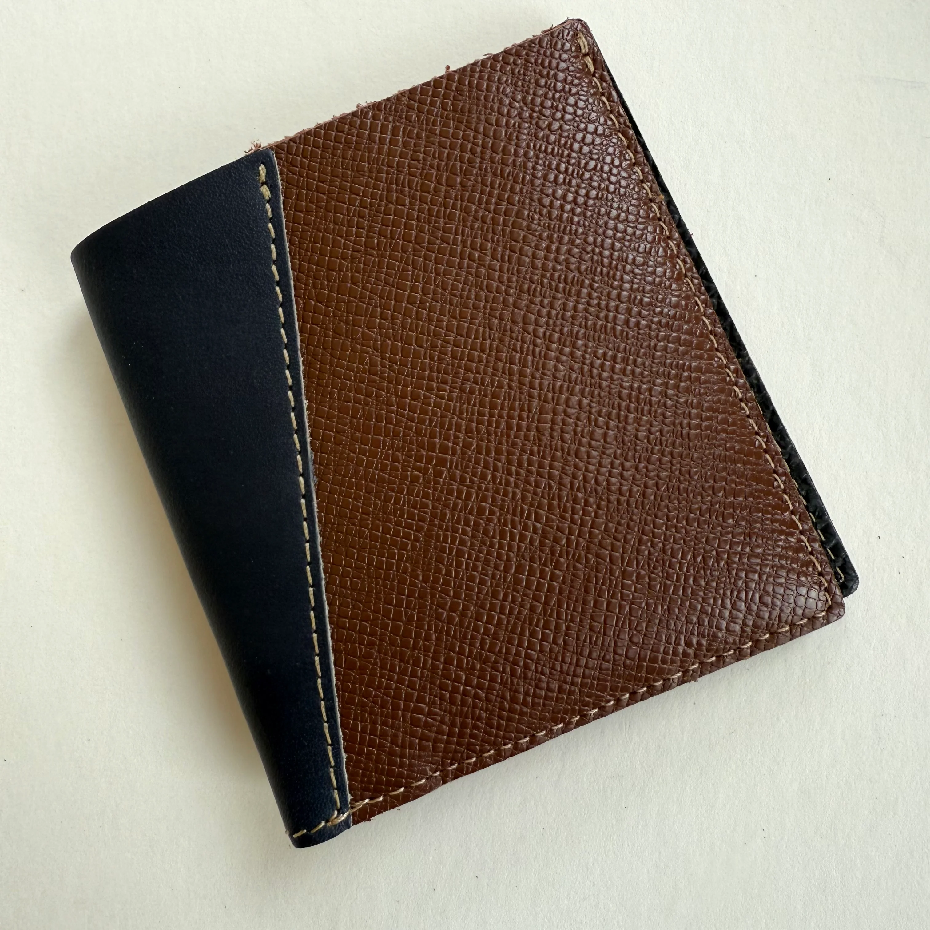 Soruka - Eli Bi-fold Wallet, Brown & Navy
