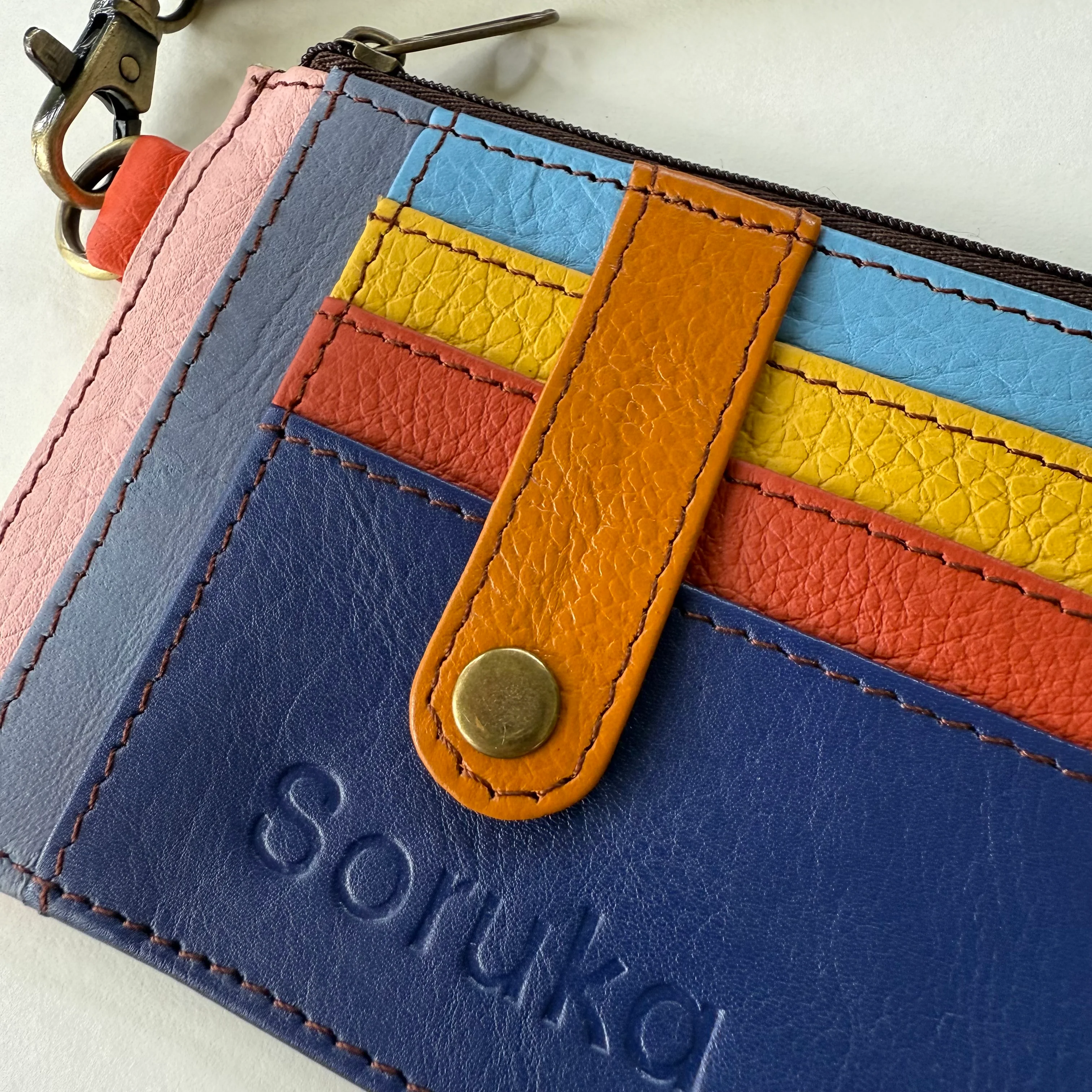 Soruka - Gigi Cardholder Wristlet, Blue - Image 2
