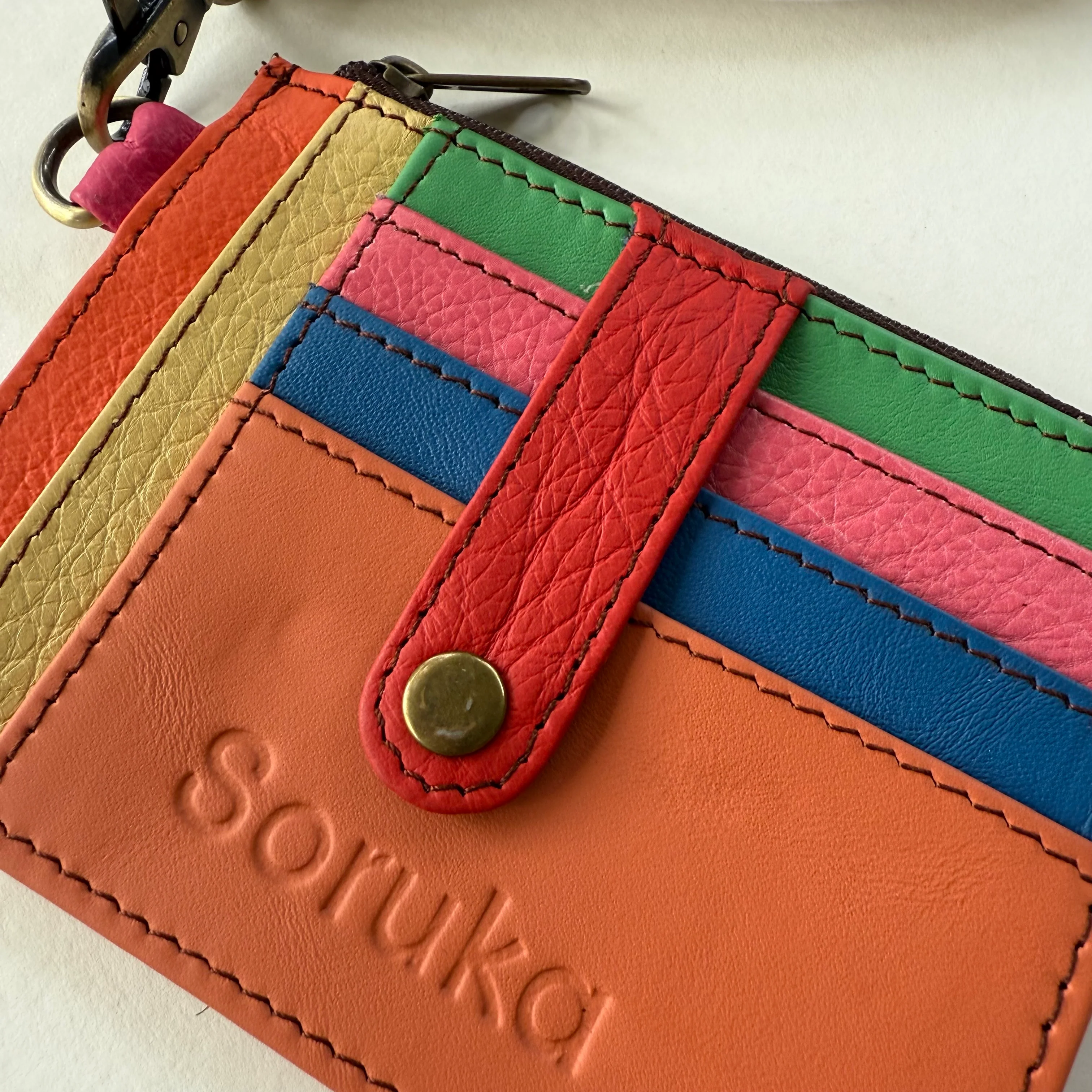 Soruka - Gigi Cardholder Wristlet, Coral - Image 2