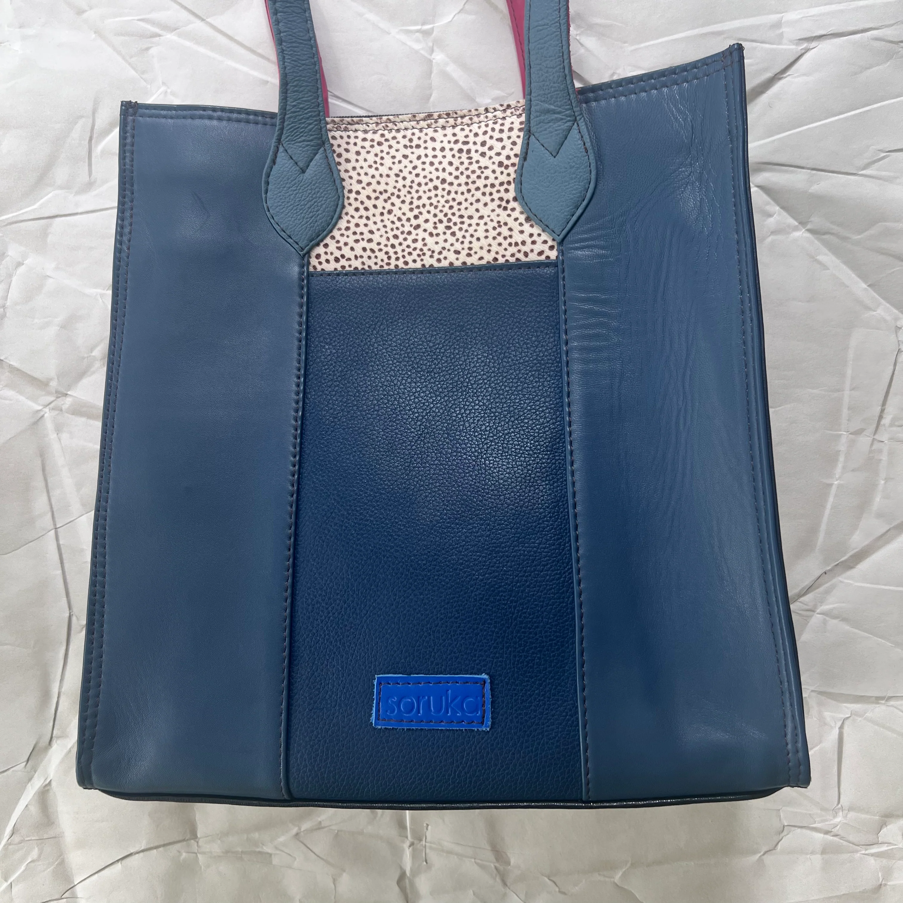 Soruka - Giselle Tote, Cerulean & Raspberry